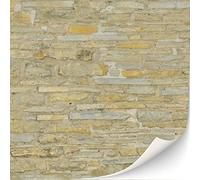 3 fogli autoadesivi murali per case delle bambole scala 1:12 (parete in pietra mediterranea)