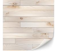 3 fogli di pavimentazione autoadesiva per case delle bambole scala 1:12 (rovere color crema 2)