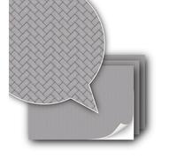 3 Fogli di Pellicola Decorativa Autoadesiva per Pavimentazione e Superfici per Modellismo 1:87, Scala H0 (UK: 3,5 mm) Cemento a Spina di Pesce