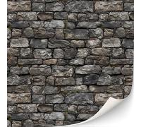 3 fogli di rivestimento murale autoadesivo a mattoni per case delle bambole in scala 1:12 (Cottage)