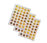 3 fogli d'oro adesivi autoadesivi insegnante ufficio merita premio adesivi autoadesivi eleganti e popolariOperazione facile