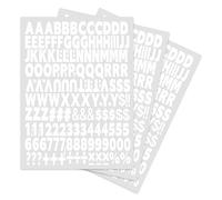 3 Fogli Lettere e Numeri Termoadesivi a Trasferimento Termico 504 Pezzi Toppe Lavabili in Tessuto Alfanumerico per Magliette Sportive in Jersey Stampa Slogan Decorazione Fai da Te (Bianco)