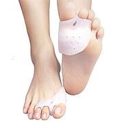 3 Fori Alluce valgo Gel Separatore Della Punta per Cipolle Alluce valgo Pastiglie Gel per Proteggere Le Suole dei Piedi (1 pair)