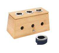 3 fori Moxa Moxibustione Box Moxa Sticks Bruciatore Agopuntura Moxa Roller Stick Holder Gentle Moxibustione Riscaldamento Therapy Box Alleviare la fatica