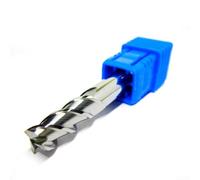 3 fresa di CNC del mulino di estremità del carburo della flauto 6mm per le applicazioni dell'acciaio e dell'alluminio con durezza 45HRC