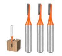 3 frese da 8 mm, fresa da copiare, fresa dritta a coda, accessori per fresatura del router, frese per tagliatrici, fresa da copiare 8 mm, diametro di taglio 3 mm/4 mm/5 mm