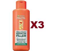 3 FRUCTIS RIPARA & RINFORZA KERATIN FILLER INTEGRA CHERATINA RIPARA DANNI 200ML