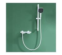 3 funzioni da bagno set di rubinetti da bagno in ottone in ottone mixer doccia con doccia portatile e barra scorrevole moderna tocco del bagno per vasca e docce LWX