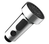 3 Funzioni Rubinetto Doccetta Cucina Estraibile Ricambi, Ricambio Soffione Spruzzatore per Lavello Rubinetto Cucina, Testina di Ricambio per Doccetta, Compatibile con G1/2 Rubinetto Ugello Rimovibile