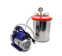 3 Galloni Vuoto Camera Degas Silicone Set 3CFM Pompa Singolo Palco 1/4HP Kit