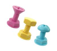 3 ganci da parete multicolore a vite per appendere facilmente in cucina, ufficio e soggiorno, decorazioni interne auto ganci a forma di vite