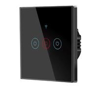 (3 Gang-Nero351)ZHOUBA Smart Life Smart Switch Telecomando Wireless Interruttore compatto Automazione