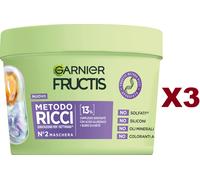 3 GARNIER FRUCTIS MASCHERA METODO RICCI ACIDO IALURONICO BURRO DI KARITE' 370ML