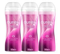 3 Gel Massage 2in1 Durex a base d acqua con Aloe Vera Gel Massaggi Lenitivo