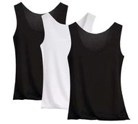 3 gilet da donna multipack gilet da donna casual pigiama top leggero lungo canotta camicie comode canotte fresche gilet ad asciugatura rapida gilet traspirante estate canotta t-shirt abbigliamento