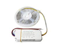 (3 giunti saldati) Striscia LED pieghevole a corrente costante 7MM-180D 5B9CX2 2835 con driver LED da utilizzare nei lampadari.(Strip(2M))