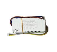 (3 giunti saldati) Striscia LED pieghevole a corrente costante 7MM-180D 5B9CX2 2835 con driver LED da utilizzare nei lampadari.((12-24W)-2)