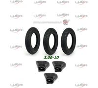 3 GOMME RINFORZATE COMPLETE DI CAMERE DEESTONE 3.00-10 46J