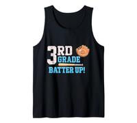 3 ° Grado Batter Up Baseball Torna a Scuola Studente Canotta