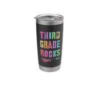 3° GRADO Rocks Studente Insegnante Rockstar Team Terzo Grader Bicchiere termico in acciaio inox doppia parete