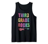 3° Grado Rocks Studente Insegnante Rockstar Team Terzo Grader Canotta