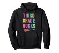 3° Grado Rocks Studente Insegnante Rockstar Team Terzo Grader Felpa con Cappuccio