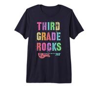 3° Grado Rocks Studente Insegnante Rockstar Team Terzo Grader Maglietta Premium