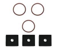 3 Guarnizioni O-Ring + 3 Spessori Ricambio + 1 filtro porta cialda diam. 44 per Macchina da Caffè a Cialde ESE 44mm compatibili con Didiesse Frog