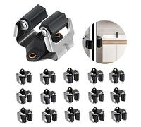 3-H Appendi Scope a Muro 15 Pezzi, Portascope da Muro Appendibile Acciaio Inossidabile Porta Scope Parete 0,7MM Spessore,Supporta 5KG, Impermeabile Antiscivolo per Cucina,Bagno,Garage,Giardino