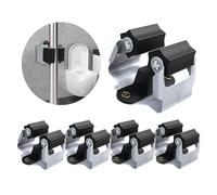 3-H Appendi Scope a Muro 4 Pezzi, Portascope da Muro Appendibile Acciaio Inossidabile Porta Scope Parete 0,7MM Spessore,Supporta 5KG, Impermeabile Antiscivolo per Cucina,Bagno,Garage,Giardino