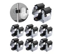 3-H Appendi Scope a Muro 6 Pezzi, Portascope da Muro Appendibile Acciaio Inossidabile Porta Scope Parete 0,7MM Spessore,Supporta 5KG, Impermeabile Antiscivolo per Cucina,Bagno,Garage,Giardino