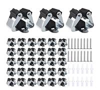 3-H Porta Scope,Appendi Scope a Muro 33 Pezzi,Porta Scope Parete Materiale in Acciaio di Molla 0.7mm, Non 0.5mm per Cucina, Giardino, Garage, Bagno, Ufficioare(33)