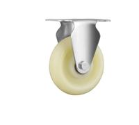 3"Heavy Duty Casters Solid Nylon Caster Wheels for Furniture Workbench Cart Trolley Wheel Set of 4(Directional,100Mm)