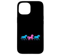 3 Horse Be Stallion Proud, amico speciale, diverso, favoloso Custodia per iPhone 15