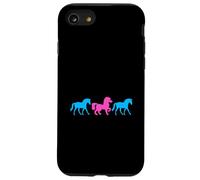 3 Horse Be Stallion Proud, amico speciale, diverso, favoloso Custodia per iPhone SE (2020) / 7/8