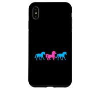 3 Horse Be Stallion Proud, amico speciale, diverso, favoloso Custodia per iPhone XS Max
