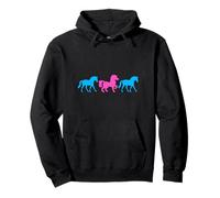 3 Horse Be Stallion Proud, Amico Speciale, Diverso, Favoloso Felpa con Cappuccio