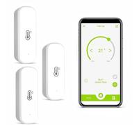 3 igrometro Smart temperatura, sensore di temperatura e umidità per interni, monitoraggio remoto APP/archiviazione e esportazione dati gratuiti, compatibile con Alexa
