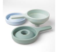 3 imbuti verdi in silicone per bambini | Per acqua e sabbia