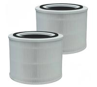 3 in 1, 360 ° Purificazione per tutta la stanza, filtro a carbone attivo HEPA H13 True, compatibile con Levoit Core 300/ 300S