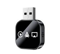 3 in 1 Adapter,2026 Upgrade Wireless Carplay Adapter,with 2.4/5ghz WiFi and Bluetooth 5.0,Plug and Play Car Adapter, Stable Connection,for Car Play&Android Auto (Black)