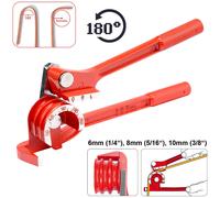 3 in 1 Alluminio Manuale 180° Piegatubi Curva Tubo a Leva Curvatubi 6mm 8mm 10mm