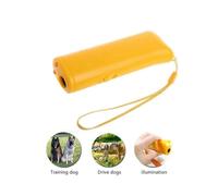 3 in 1 Anti Barking Stop Bark Device Portable Handheld Ultrasonic Pet Dog Repeller Control Training Device Trainer with LED Black