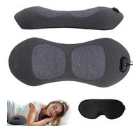 3 in 1 Back Massager, Electric Lumbar Support Pillow Heat Vibration Massage, Lower Spine Decompression Device, Waist Back Pain Sciatica Relief (Dark Gray)
