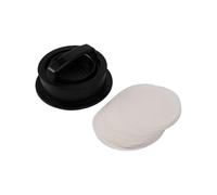 3 in 1 Burger Press Patty Stuffed Burger Maker with 120Pcs Burger Paper Non Stick Sliders Beef Burger Press - Black