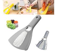 3-in-1 Can Opener, Bottle Opener, Vegetable Grater, Multi-functional Shredded for Carrot Vegetable,Kitchen Essentials Gadgets,Multifunctional Kitchen Tool That Can Be Used As A Jar Opener (Gray)