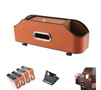 3-In-1 Car Backseat Organizer, 2026 New Multifunctional Car Seat Back Storage Box, Cup Holder, Strong & Durable for Most Vehicles (Orange)