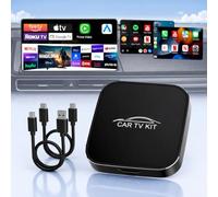 3-in-1 Car TV Mate Pro - Adattatore Wireless CarPlay e Android Auto & Multimedia HDMI per Convertitore TV Stick/Console di Gioco/Screen Mirroring, Adattatore HDMI per Auto TV, Compatibile con Veicoli