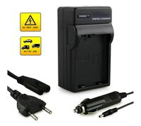 3 in 1 Carica Batterie Rete+Auto per Kodak Klic7004 Klic-7004 Fuji NP-50 NP-50A