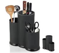 3 in 1 Ceppo Coltelli Senza Coltello - Supporto Universale per Porta Mestoli Cuc